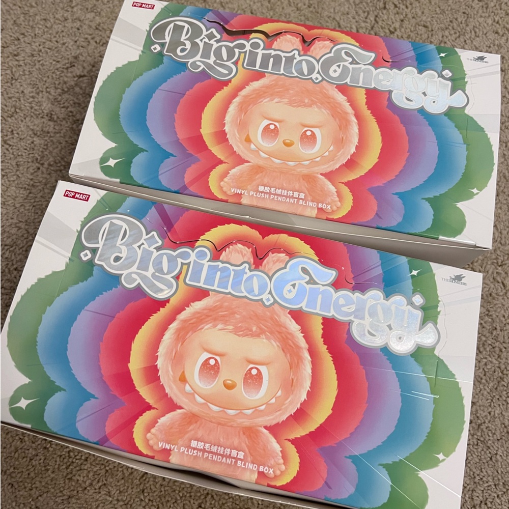 Authentic “Big Into Energy” Labubu Box Set- 6 unopened blind boxes